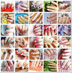 Варианты окраски ногтей